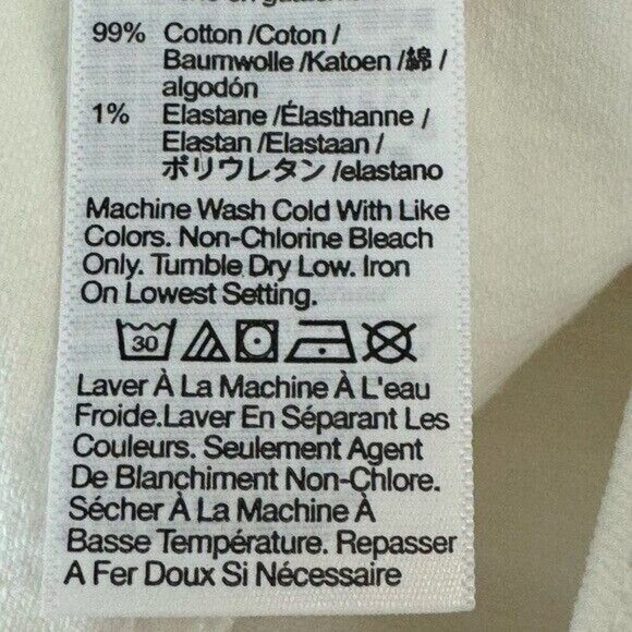 MADEWELL The Perfect Vintage Wide Leg Crop Jean Tile White Size 33 NEW - Picture 10 of 11